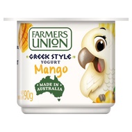 Farmers Union Greek Style  All Natural Mango Yogurt made in Australia 90g