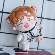 20cm Doll Clothes 15cm Baby Clothes Patch Dog Suit Doll Clothes Cotton Doll No Attributes