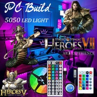 Barangan rumah praktikal 【150LEDS】SDM 5050 RGB PC SETUP Gaming Setup  IP67 /rgb lights/work spaces/c