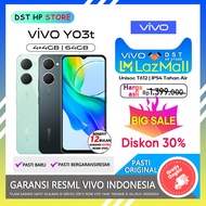 Vivo Y03t 4/64GB RAM 4GB+4GB ROM 64GB Hp Murah Vivo Terbaru 2024 100% Original Garansi Resmi