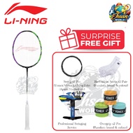 Li-Ning Halbertec 9000 Lining Badminton Racket - Green/Purple AYPU021