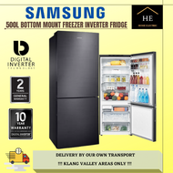 Samsung 500L Bottom Mount Freezer with Digital Inverter Technology RL4003SBABS/ME Peti Sejuk Peti Ais Peti Beku 冰箱