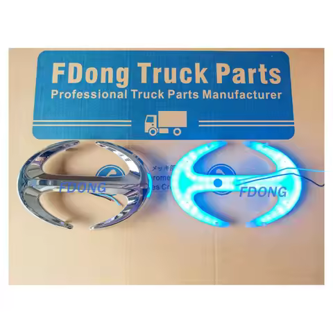 FDONG 1 Pcs LOGO 24V 21cm*14cm Green,Yellow,Purple,Blue,Red for HINO 300 DUTRO 2012 XZU710R XZU600R 
