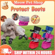 4Pcs Pet Shoes dog shoes puppy shoes Waterproof Shoes Anti Slip dog shoes for small dogs shih tzu