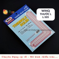 Technical drawing Ruler L, Square Ruler L505, Plate Ruler L-505