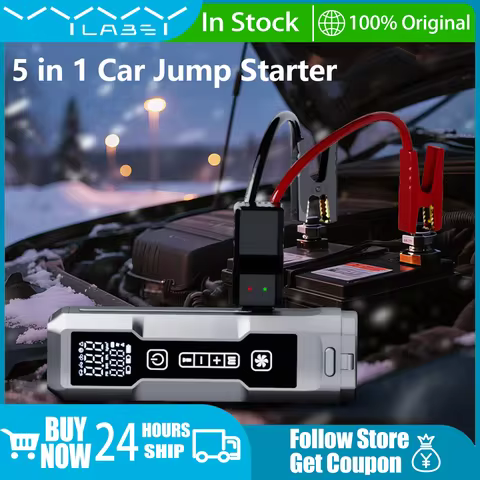 Car Jump Starter Starting Device 600A 6000mAh Jumpstarter Buster Emergency Booster for 12V Car Jump 