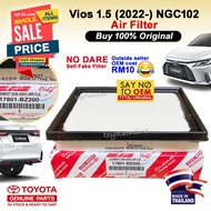 Vios 1.5 (2022-) Air Filter NGC102 17801-BZ110 TOYOTA