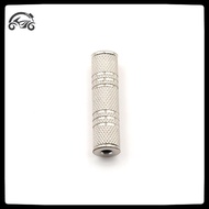 [8C11] Silver 3.5mm Female to Female Audio Adapter Connector Stereo F/F Extension [8C]