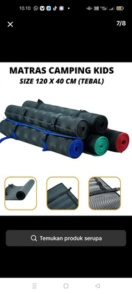 matras alat kemping outdoor camping trepeling olahraga dll tinggi 180cm lebar 65cm ketebalan 3mm dib