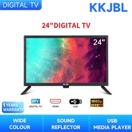 KKJBL 24 Inch Full HD LED + Smart TV BOX &amp; Free Wall Bracket LED-24T2 Built-in MYTV（DVB-T2 ）