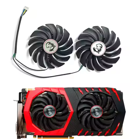 PLD10010S12HH 95MM GTX 1080 1070 1060 Cooling Fan for MSI GTX 1060 1070 1080 Ti RX570 580 470 480, G