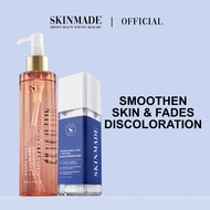 SKINMADE Smoothen Skin & Fades Discoloration - Grape Seed Cleansing Oil + Tranexamic Serum