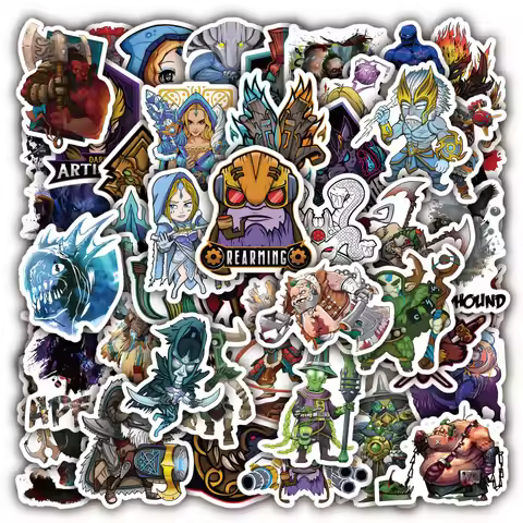 10/50Pcs Cartoon Dota2 stickers DOTA graffiti Stickerfor DIY Luggage Laptop Skateboard Motorcycle Bi