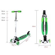 BUYBUYTECH 3 Wheel Steel scooter And 4 Kid's Toy Weight 30 Kg Kids Scooter 3 Wheel