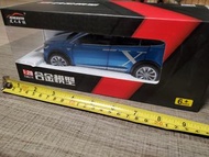 【極大部，發聲，著燈】[另有白色,黑色,紅色可供選擇]全新1：20 藍色tesla model x 鷗翼電動發聲模型回力車 blue color Tesla electric model x pull