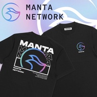 MANTA CRYPTOCURRENCY SERIES T SHIRT 24S 200 GSM T Shirt Crypto Manta Cotton Combed 24s 100% | Baju P