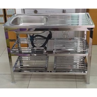 Recommended Model Daimon Diamond Brand Dishwashing Sink Stainless Steel 2-Layer Bottom Shelf Size 10