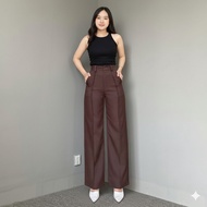 Aurora - Kendall Highwaist Pants Women's Straight Cut Pants