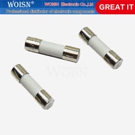 10pcs/lot T6.3AH 250V 5*20MM ceramic fuse fuse