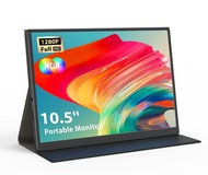 Eyoyo Portable 100% SRGB IPS Display Monitor, 10.5 inch 1920x1280 HDR Small Monitor  External USB C Monitor Second Screen for Laptop, PC, PS4, Xbox, Mobiles