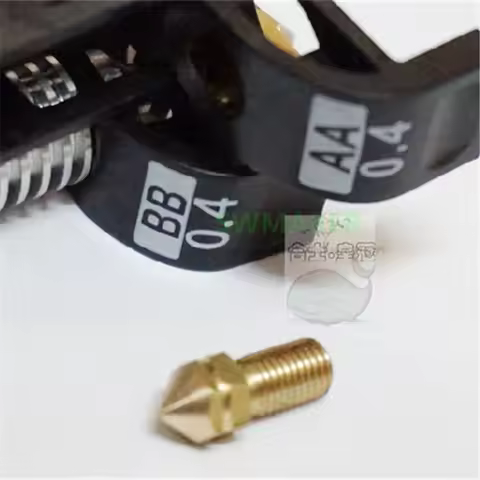 1pcs UM3 3D Printer Replace Print Brass Nozzle 0.4mm 0.25mm 0.6mm 0.8mm for Ultmaker 3 parts 1.75mm 