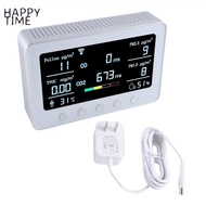 HAPPY TIME-PT02 Plus WiFi Air Quality Monitor Detects Pollen TVOC CO CO2 PM2.5 1.0 Temp RH IoT Contr