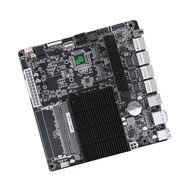 6-อ่าว NAS เมนบอร์ด Mini ITX 4X I226-v 2.5GbE แกน J4125 4ด้าย2.7GHz 2X DDR4 2X M.2 NVMe 2280 2X SATA