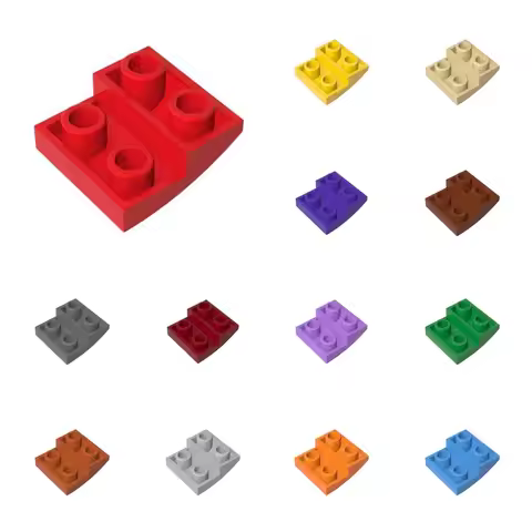 50pcs 32803 Curved 2 x 2 x 2/3 Inverted Bricks Collections Bulk Modular GBC Toys For Technical MOC D