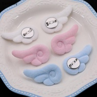<Benefiny> 1 Pair Small Angel Wings Brooch Japanese Style Sweet Clothes Decor Y2K Plush Bag Hat Acce