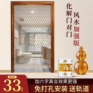 Tirai manik kristal sekatan tirai pintu ruang tamu langsir gondok Feng Shui tirai bilik mandi pintu ke pintu menggantung