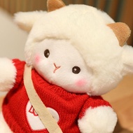 ELEGANT Little Sheep Plush Toy Cute Lovely Plushie Dolls Sweater Sheep Wears Clothes Sheep Animal Do