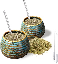 2pcs Yerba mate cup Ceramic Tea CupJapanese style tea cupCoffee Cup SetEspresso Cup Set10oz/300ml