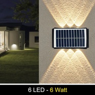 Lampu Dinding Tenaga Surya / Lampu Hias LED Outdoor Solar Cell 2 Mode