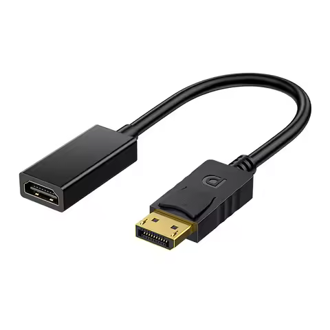 DP to HDMI-compatible Cable Adapter Male To Female For HP/DELL Laptop PC Display Port to 1080P HDMI-