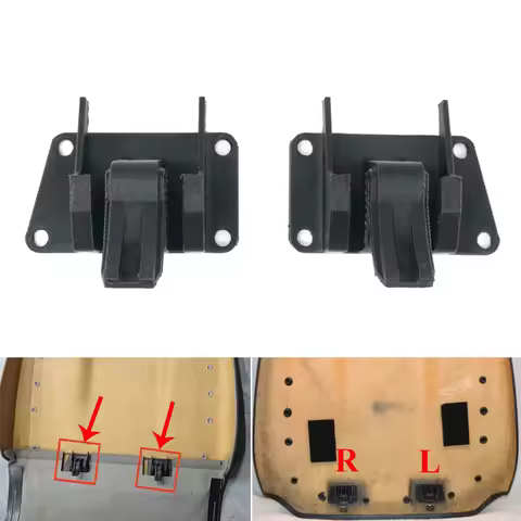 Interior Front Seat Backrest Cover Buckle Back Side Fixing Clip For AUDI A4 B7 04-08 A3 S3 8P 04-12 