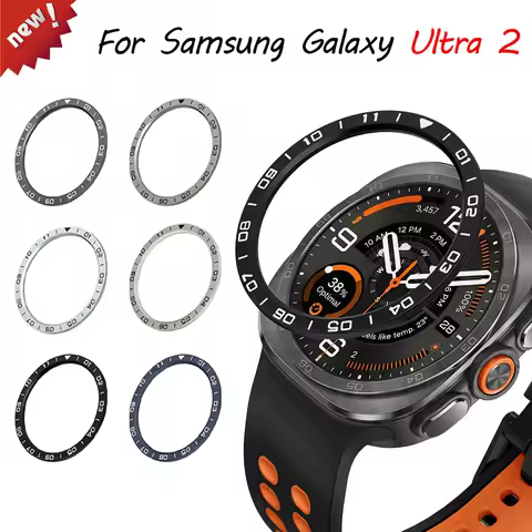 PC Bezel Ring for Samsung Galaxy Watch Ultra 2 Case Frame Protector for Galaxy Watch Ultra 2 Bezel C