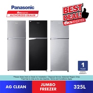 Panasonic 2-Door Top Freezer Inverter Fridge (325L) NR-BL342VSMY / NR-BL342PSMY / NR-BL342PKMY Refrigerator / Peti Sejuk