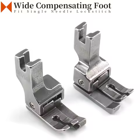 CR1/32E CR1/16E CL1/32E CL1/16E Left / Right Wide Compensating Presser Foot For Single Needle Lockst