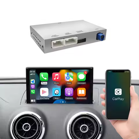 Wireless CarPlay Android Auto Interface for Audi A3 A4 A5 Q2 Q7 Q5L 8P carplay AirPlay Mirror Link m