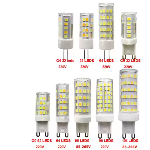 10pcs 220V 110V LED CCT Bulb G4 G9 E14 3W 5W 7W 9W 10w 12W Three Color Dual Color 3000K 4000K 6000K 