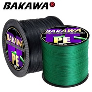 BAKAWA Braided Fishing Line Pesca 4 8 Strands Carp Multifilament Wire Japanese 100% PE Saltwater 300