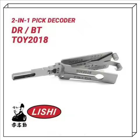 Lishi TOY2018 LOCKSMITH TOOL for Toyota 2-in-1 Pick & Decoder Door Trunk