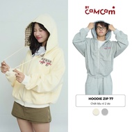 77 Foreveryoung Embroidered Checkered Zip Hoodie for Men and Women AHOD262