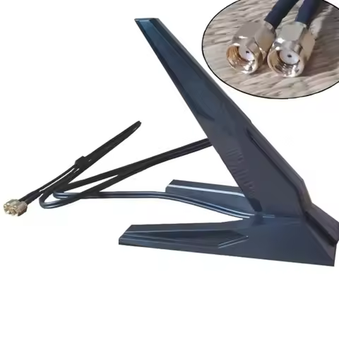 WIFI Antenna Mobile Aerial 2.4G 5G Dual Band 2T2R WIFI6 Go Antenna RP SMA Male Connector 85cm Cable 
