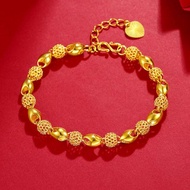 Lắc tay nam nữ UHA lắc tay phong thùy bền màu thiết kế cao cấp sáng lấp lánh L30