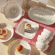 AEGYO SERIES Korean Style Aesthetic Bowl Plate/ Vintage Bowl Plate Aesthetic Korean Plate Bowl/ Kore