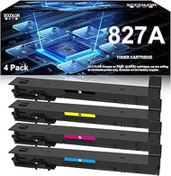 Remanufactured 4PK 827A Toner Cartridge CF301A CF303A CF302A CF300A Toner Cartridge Replacement for 