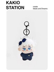 KAKIO STATION 咒術回戰五條悟毛絨公仔匙扣男女生二次元周邊包包掛飾生日禮物👉🏻3️⃣種款式👈🏻