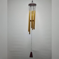 FONG LING 6 STICK JUMBO GOLD WIND CHIME