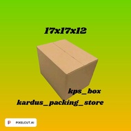 Cardboard box packing 17x17x12